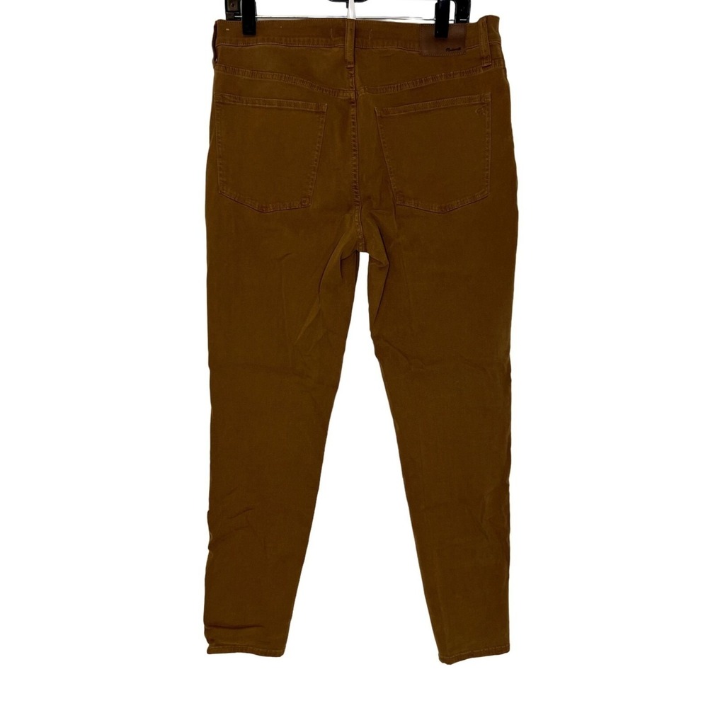 Madewell 9 High Riser Skinny Skinny‎ Jeans Brown Tobacco Size 31 F5202 Women - Picture 3 of 8